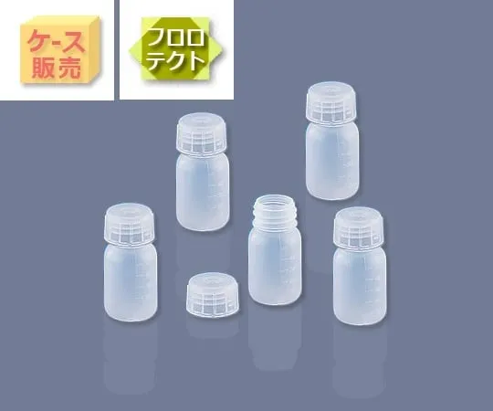 4-759-51　广口瓶 (氟气表面处理) 100个　50mL
