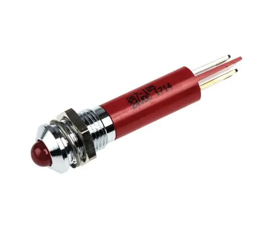 63-4585-97　RS PRO红色指示器，24 V直流，8毫米安装孔尺寸，焊点终止　207-185