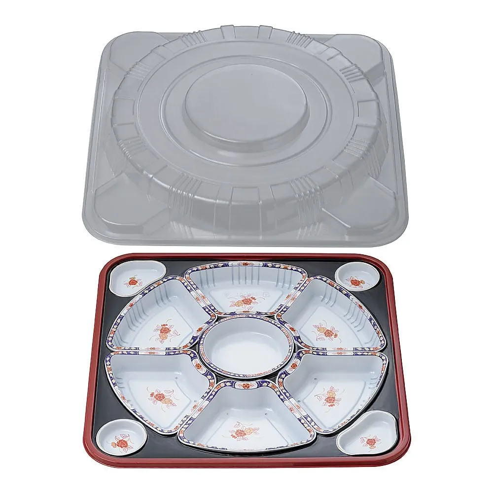 62-6652-57　Hors d'oeuvre Container Arita Navy Set (10 Sets)　TO-460