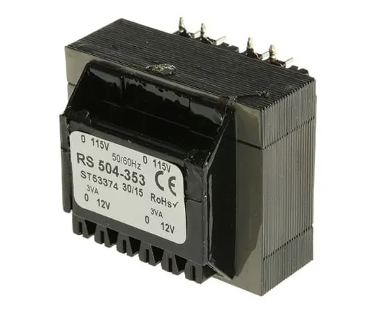 63-4636-54　12V交流2孔PCB变压器输出，6VA　504-353