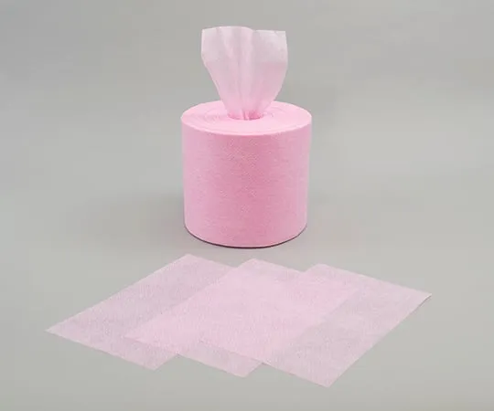4-1282-01　Countercloth (Handy Roll Type) Pink 1 Bag (400 Sheets)