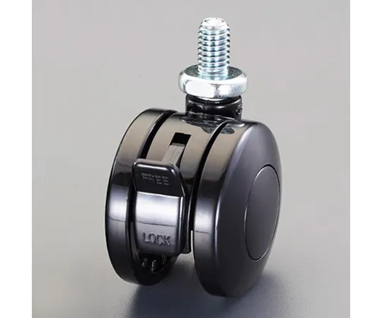 64-2297-12　Caster (双轮U 3/8 x 16,带螺丝和制动器) 40 mm　EA986TA-740
