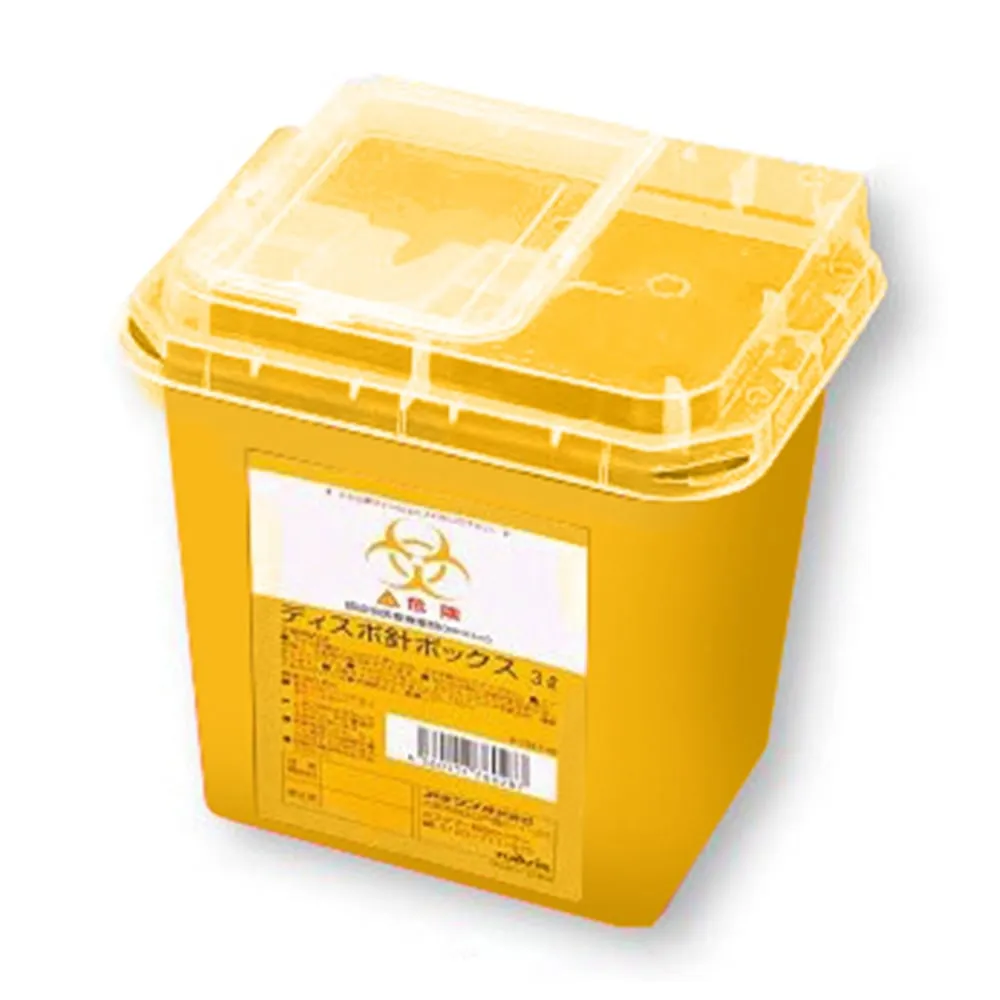 8-7221-02　一次性针盒黄3L　-