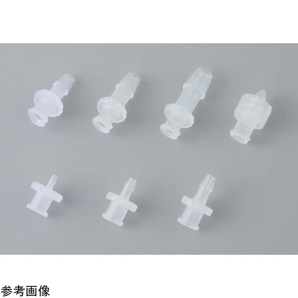 4-4815-07　［Discontinued］Conversion couplings for female luer fittings (for PP and flexible tubing) 10 pcs.　02STY-PP00-004