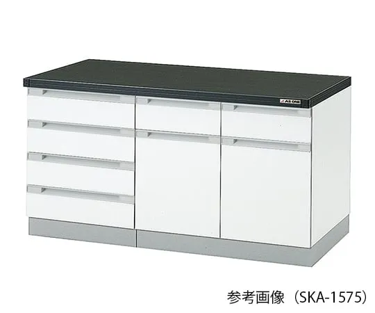 3-5699-21　实验室侧工作台 (木型) 1200×750×800 mm　SKA-1275