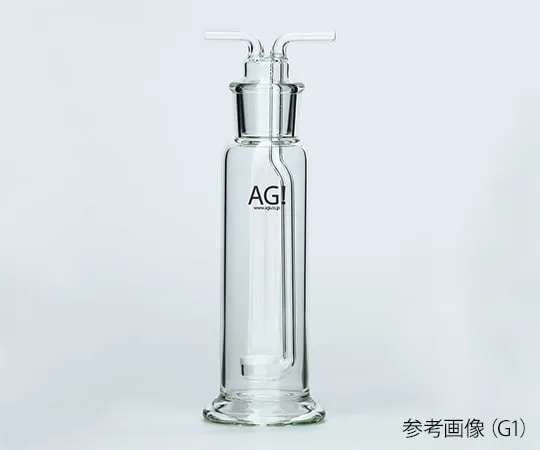 64-0911-68　气体洗涤瓶 (带滤板) 粗250 mL　4106-250