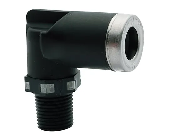 3-8594-01　［已停用］单手弯管φ4 mm R 1/8　TL4-01