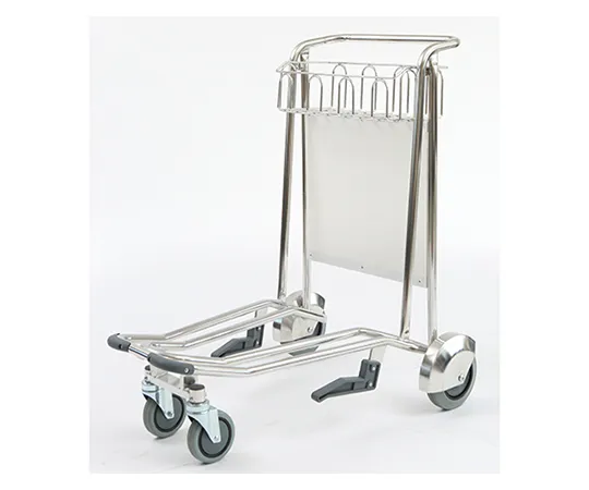 62-1621-18　Stainless 4-Wheel Baggage Cart　SH-59LS