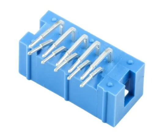 63-4628-16　Substrate Header 10 poles 2 rows right angle wire to substrate 2.54 mm amplifier latch　2-1761605-3