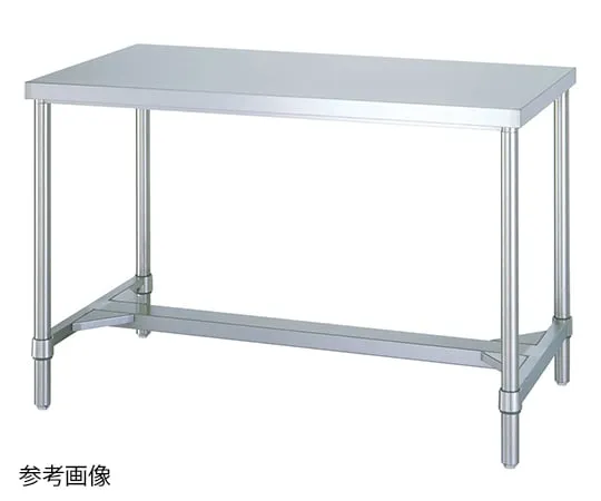 1-6564-21　不锈钢工作台 (H框架类型) 600 x 900 x 800 mm　WH-9060