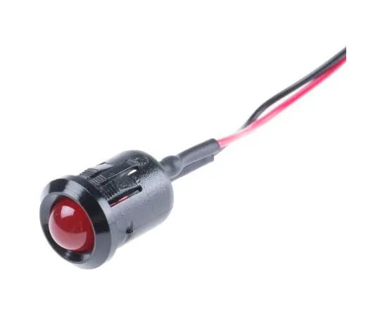 63-4586-62　RS PRO红色指示器，24 V直流，12 mm安装孔尺寸，导线终止　209-030