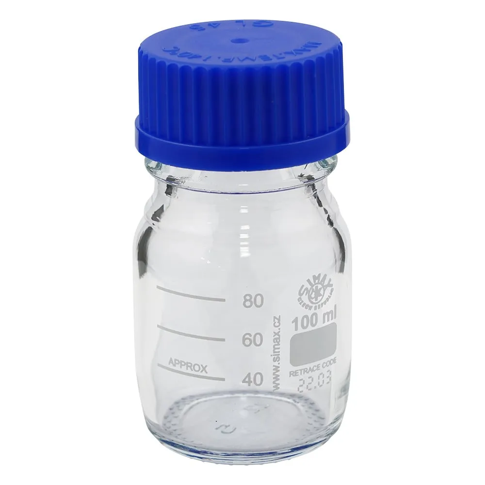 1-432-21　Screw Cap Medium Bottle 100 mL Sterilized　2070M100