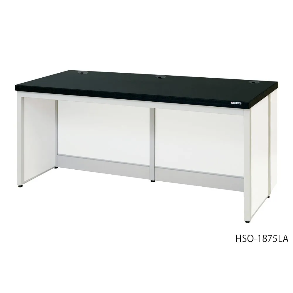 4-5539-01　Side Laboratory Table (Frame Type, Wire Through Hole, Without Drawer) 900 x 750 x 750 mm　HSO-975LA
