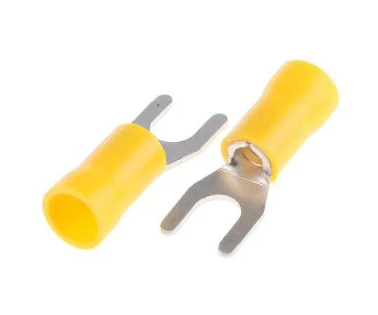 63-4641-53　RS PRO绝缘压痕铁锹连接器，2.5mm2至6mm2,12AWG至10AWG,M5柱尺寸乙烯基，黄色　534-480