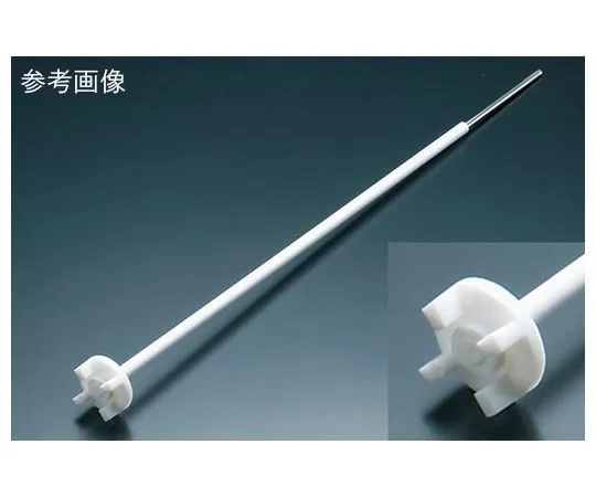 62-7029-41　铁心聚四氟乙烯涂层搅拌棒 (盘型) (全长425×木屐宽7.5)　NR2569-001