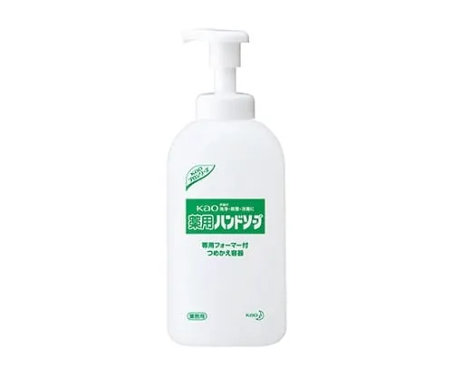 61-8508-98　Hộp đựng Kao Refill cho xà phòng rửa tay thuốc 1 hộp (700mL/chai x 12 chai)