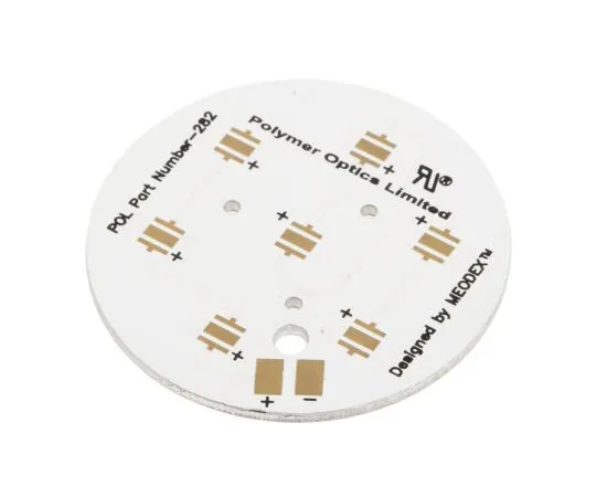 63-5004-04　282、用于CreeXP-C、XP-E和XP-G系列LED、SSCZ 5系列LED的7芯MCPCB LED原型板　282