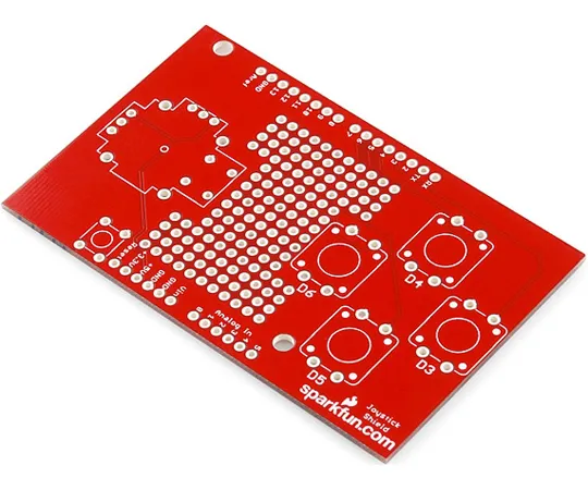 67-0453-61　［Discontinued］SparkFun Joystick Shield - Bare PCB　DEV-09824