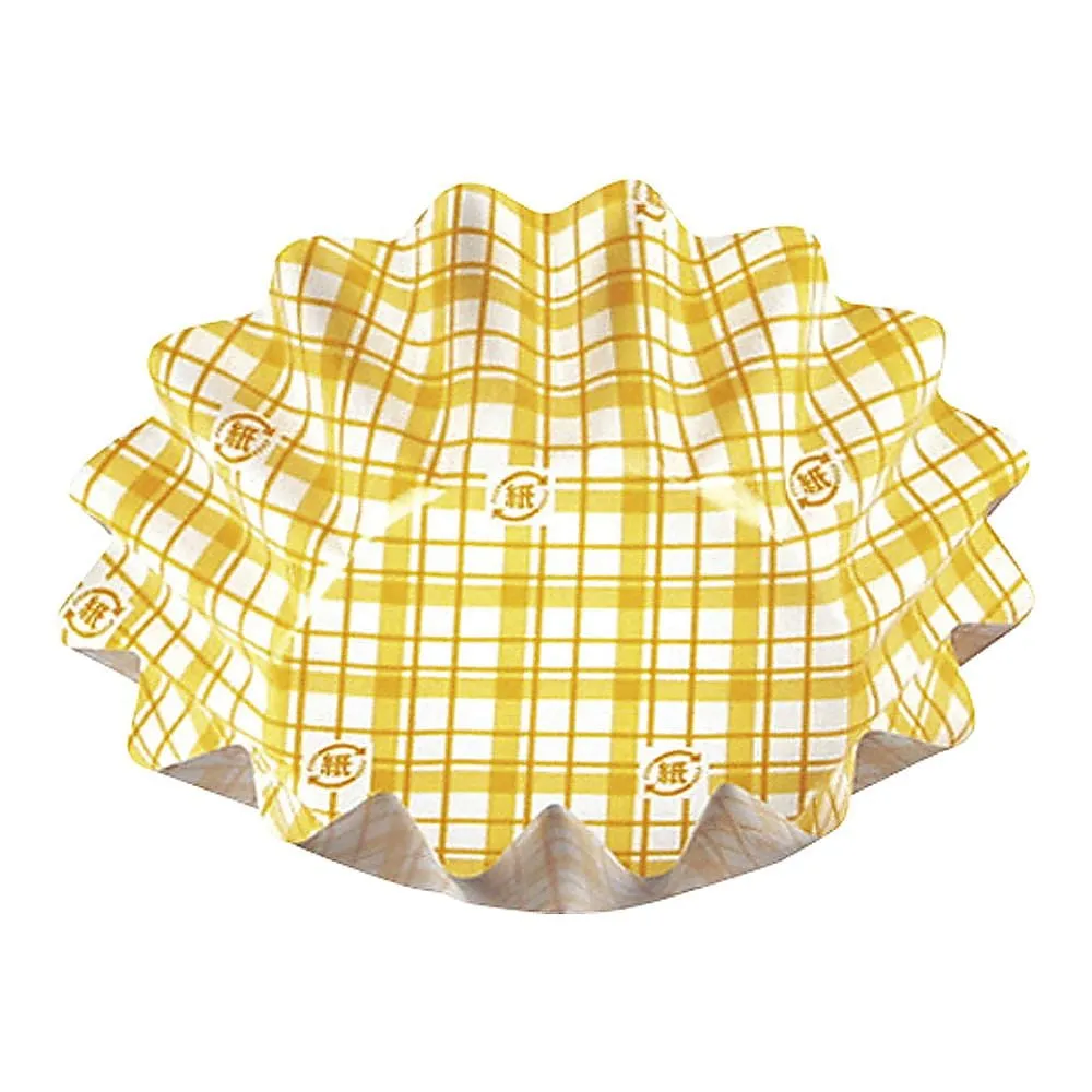 62-6649-17　Paper Cup Coco Case Sunflowers 500 Pieces Yellow　0