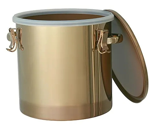 61-0745-89　PFA涂层不锈钢密封罐CTH-C-24PFA 50μm (Brown) 10L　CTH-C-24 PFA50um