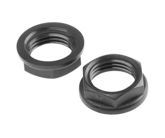 63-4565-50　RS PRO Black PA 6 Cable Gland Locknut,M16Thread　127-259