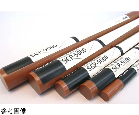67-5456-21　［Discontinued］Polyimide Round Bar (Vespel ®SCP-5000) φ38.1 x 480 mm　VESPELSCP-5000D00381-0480