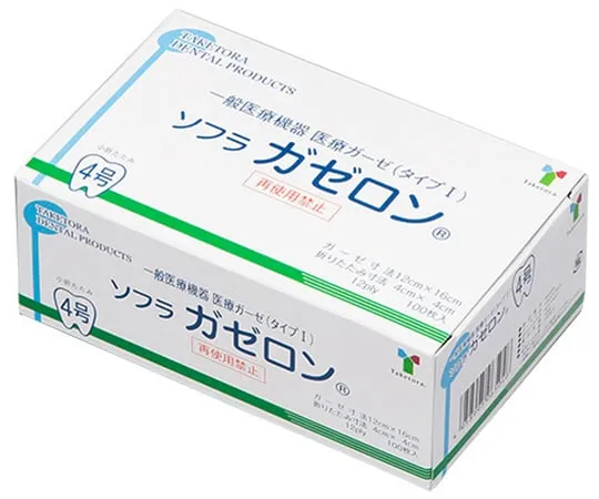 65-2781-28　Gauze No. 4 100 Pieces　006504