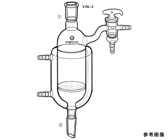 64-1066-20　Schlenk Tube (外套，带过滤器)　V76L-4-1