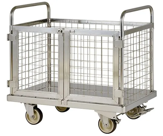 64-0785-61　Truck with wire mesh (with foot brake)　MD-9060D-FB