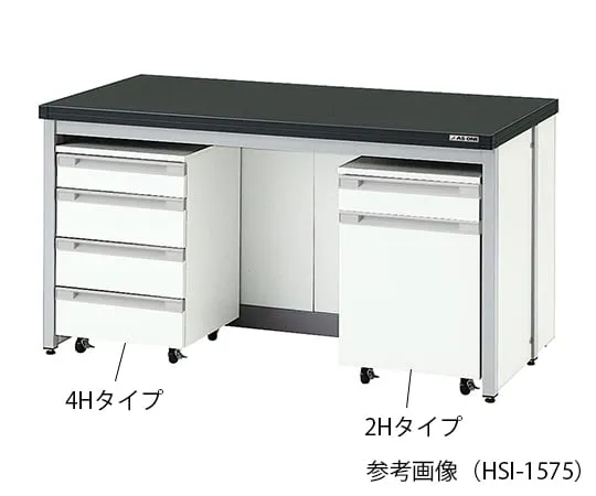 3-4414-11　实验室侧工作台 (框型) 600×750×800 mm　HSI-675
