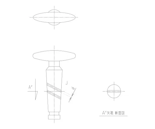 62-2089-84　［已停用］单向止动闭式玻璃吸管　2116-15