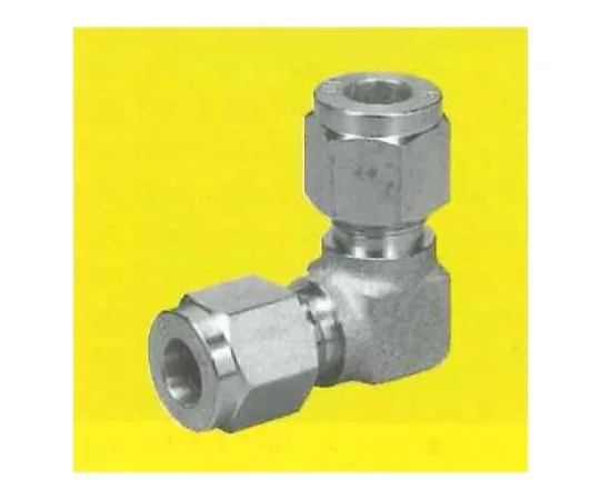 62-7089-14　聚四氟乙烯静电涂层不锈钢SUS316USL-L型弯头联合 (毫米) 3φ5含00N-063-01　00N-063-01