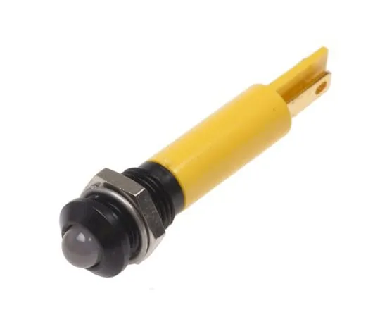 63-4587-33　RS PRO黄色指示器，24 V交流/直流，8毫米安装孔尺寸，焊点终止，IP67　211-566