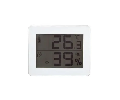 61-9092-21　数字温湿度计白色　DO01WH