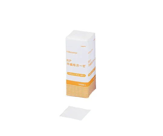 7-3421-01　Bescher RP Non-woven Gauze 75 x 75 mm 200 Sheets　RP75
