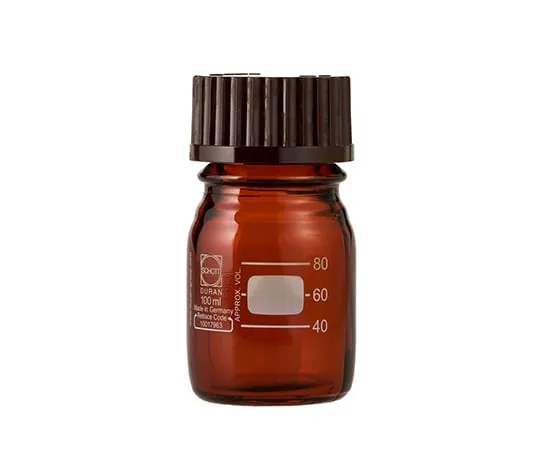 61-4411-40　螺帽 (中瓶) 琥珀，带红帽100mL　017210-1001A