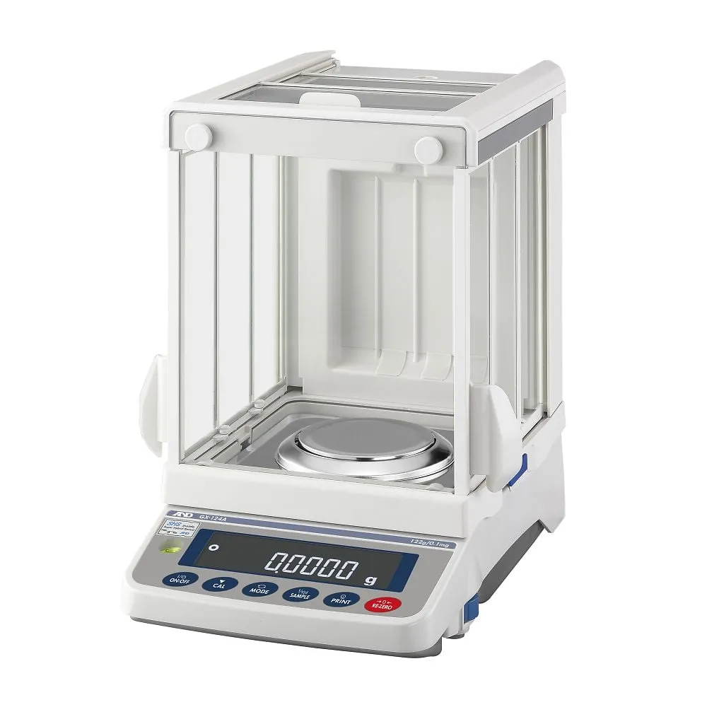 64-0694-36　内置标准重量122 g/0.1 mg分析用电子平衡量表　GX124A