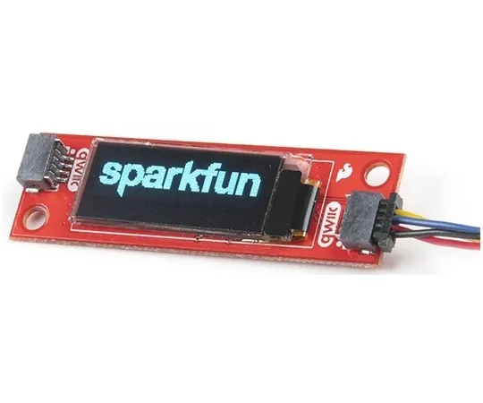 67-0425-04　［Discontinued］SparkFun Qwiic OLED Display (0.91 in, 128x32)　LCD-17153