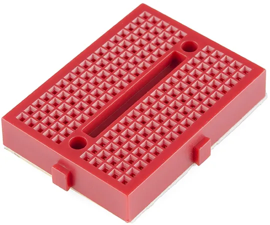 68-2029-62　Breadboard - Mini Modular(Red)　PRT-12044