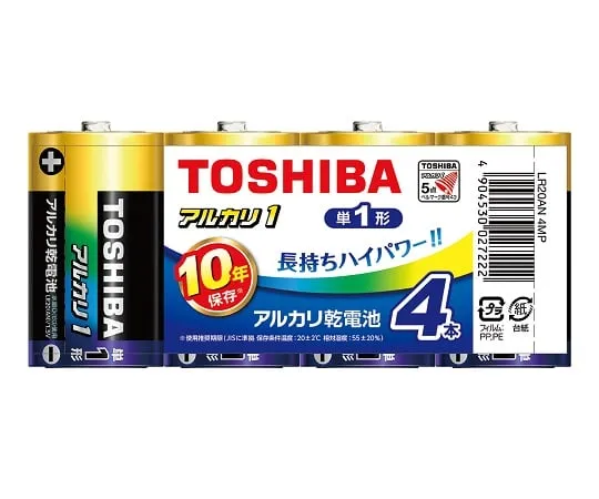 1-6711-31　碱性电池， D型4pcs　LR20AN 4MP