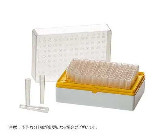 65-3847-49　BIOTUBE (TM) Rack with Single Tube, Yellow Sterilized, 10 pcs　T100-2Y