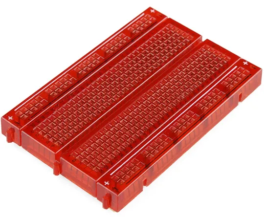 68-2029-53　Breadboard - Translucent Self-Adhesive(Red)　PRT-11317