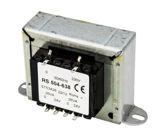 63-4636-71　RS PRO50VA2输出机箱安装变压器，24V交流　504-638
