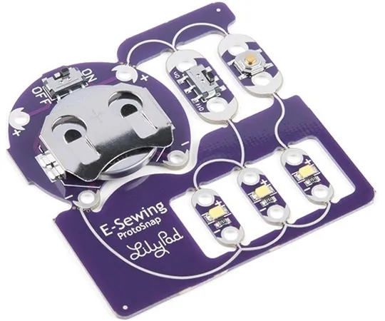 67-0422-55　LilyPad E-Sewing ProtoSnap　DEV-14546
