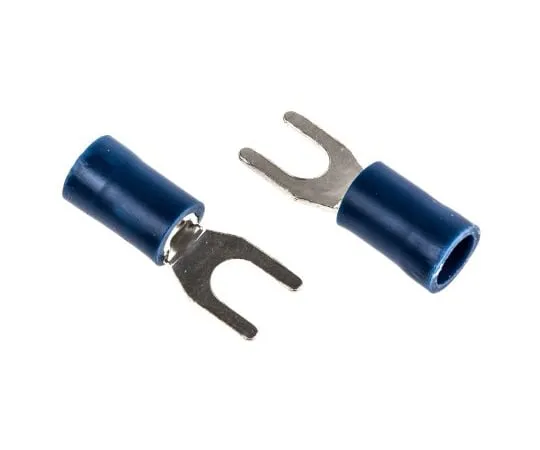 63-4641-67　RS PRO绝缘压痕铁锹连接器，1.5mm2至2.5mm2,16AWG至14AWG,M4柱尺寸乙烯基，蓝色　534-626