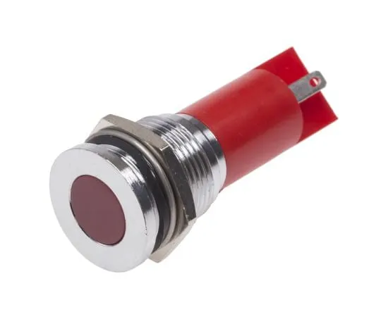 63-4587-39　RS PRO红色指示器，12 V, 16 mm安装孔尺寸，焊点终止　211-718