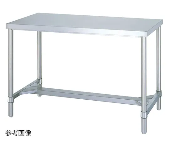 1-1632-33　安静的不锈钢工作台宽度600 x深度450 x高度800公厘　WH-6045SI
