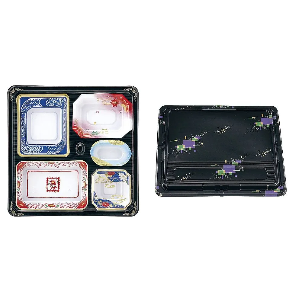 62-6652-41　One-Way Kaiseki Meal Set Lid Sanmai (20 Set Pack)　T-204