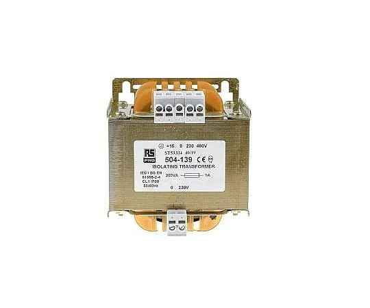 63-4636-36　RS PRO200VA隔离变压器，230 V交流电，245 V交流电，400 V交流电，415 V交流电1次，230 V交流电二次　504-139