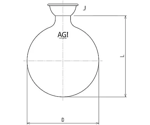 61-3626-19　［已停用］旋转接收器烧瓶100mL 28/15　3218-100-F
